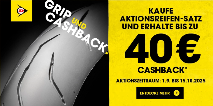 Dunlop Moto Cashback Herbst 2025