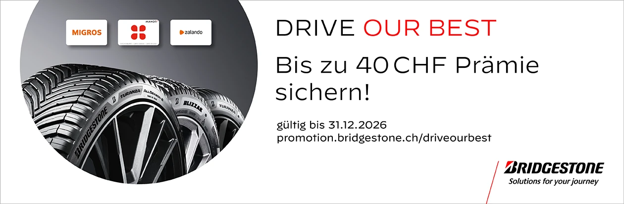 Bridgestone - Kaufprämie sichern
