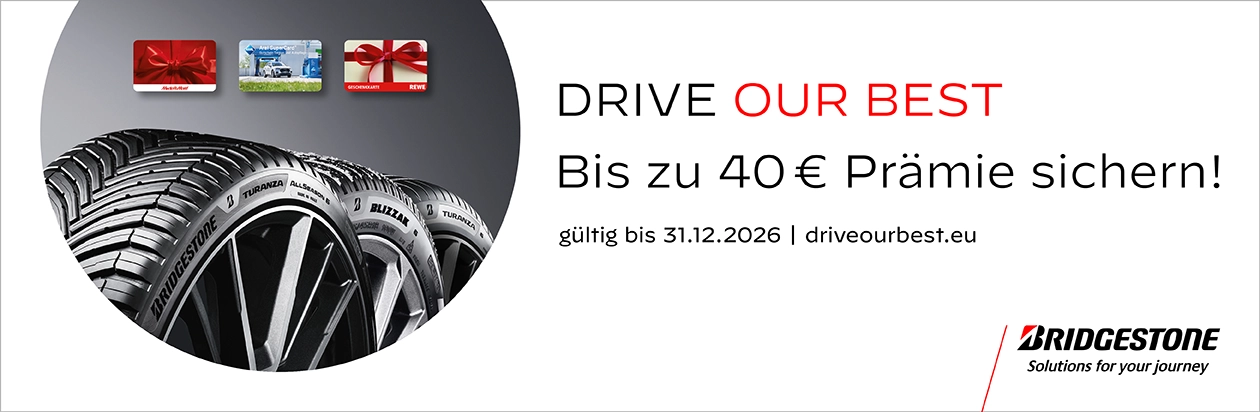 Bridgestone - Kaufprämie sichern