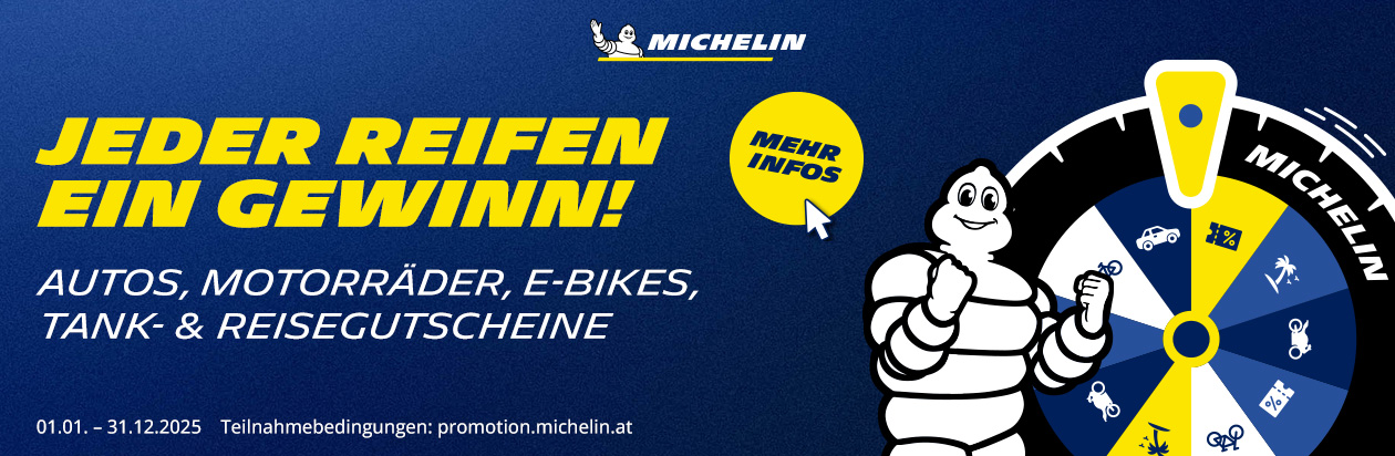 Michelin - Jeder Reifen ein Gewinn! Michelin - Jeder Reifen ein Gewinn!