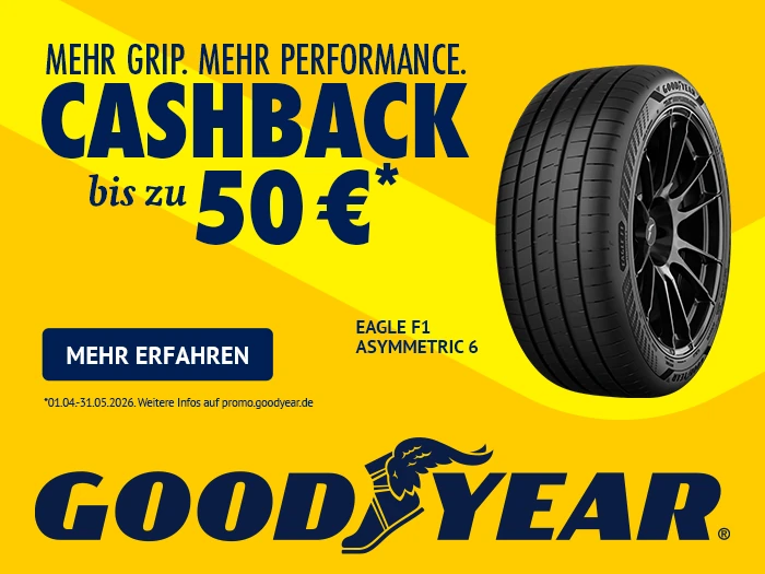 Goodyear - Cashback sichern