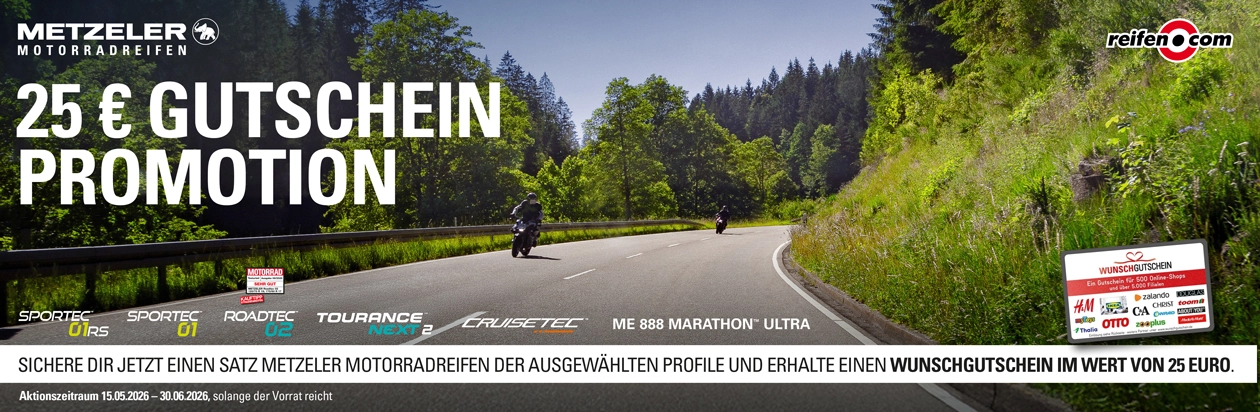 Metzeler - Wunschgutschein