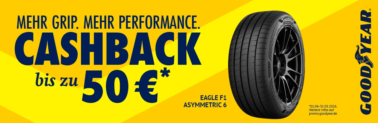 Goodyear - Cashback sichern