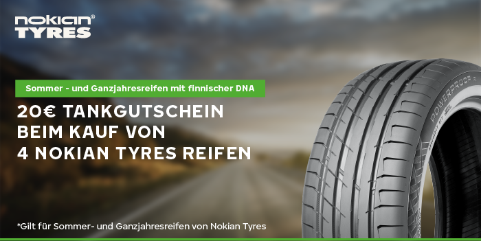 Nokian Tankgutschein Sommer 2026