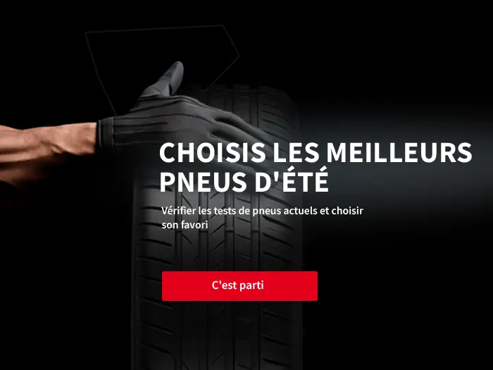 Test de pneus été