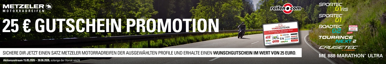 Metzeler Wunschgutschein 2026