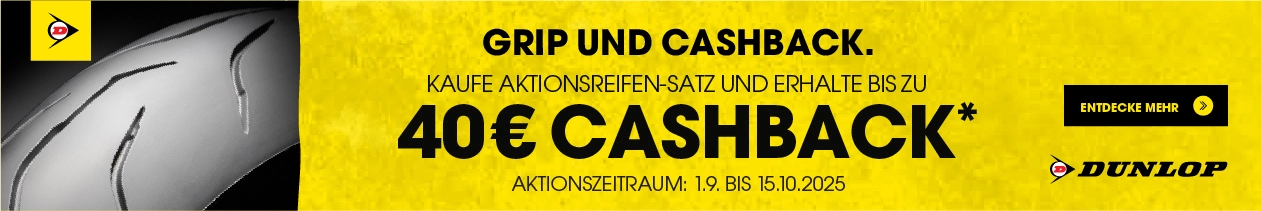 Dunlop Moto Cashback Herbst 2025