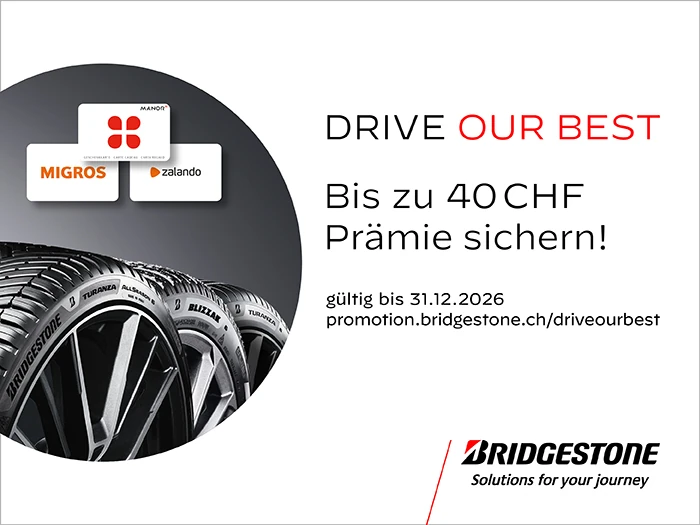 Bridgestone - Kaufprämie sichern
