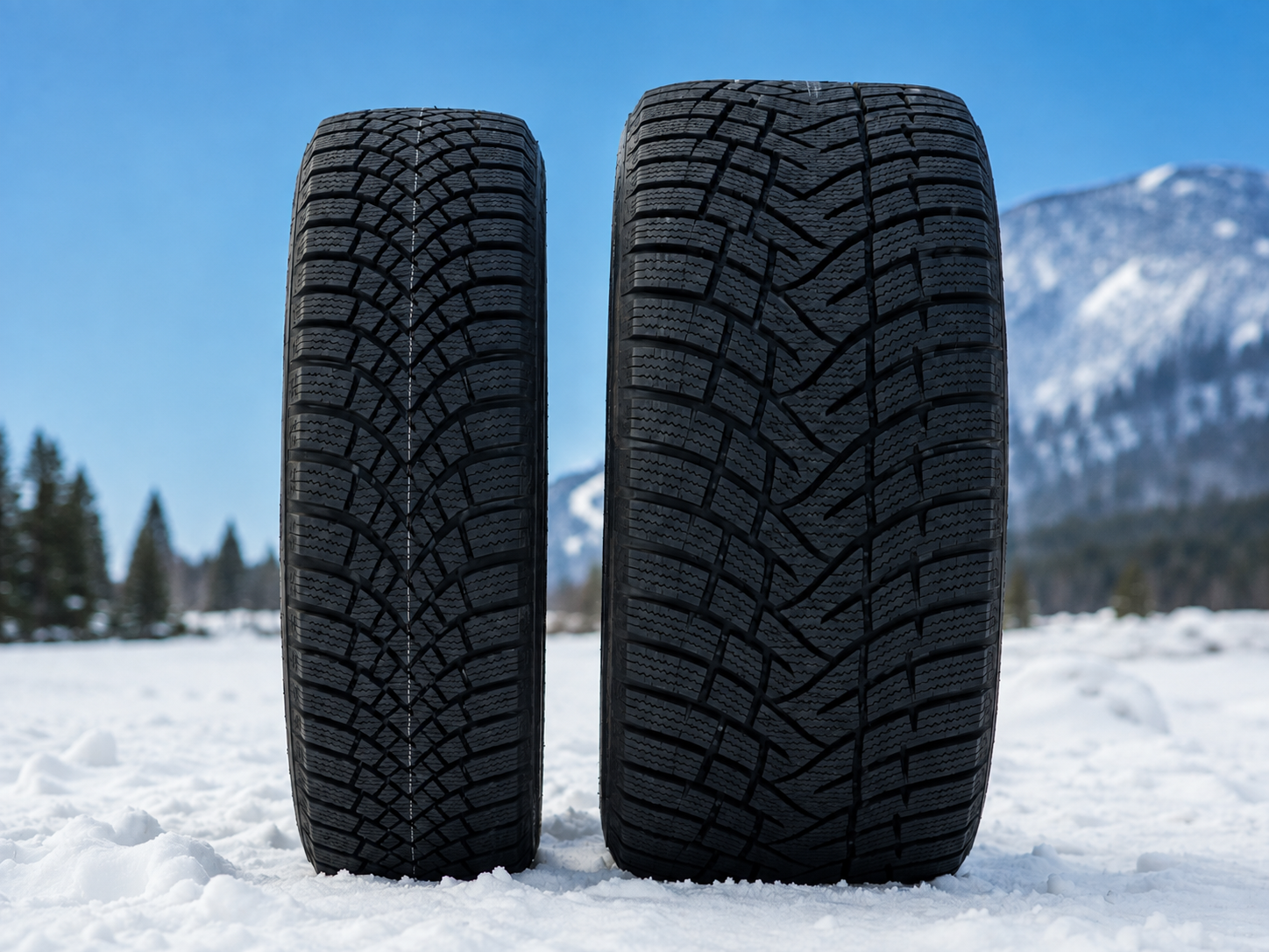 Schmale oder breite Winterreifen?