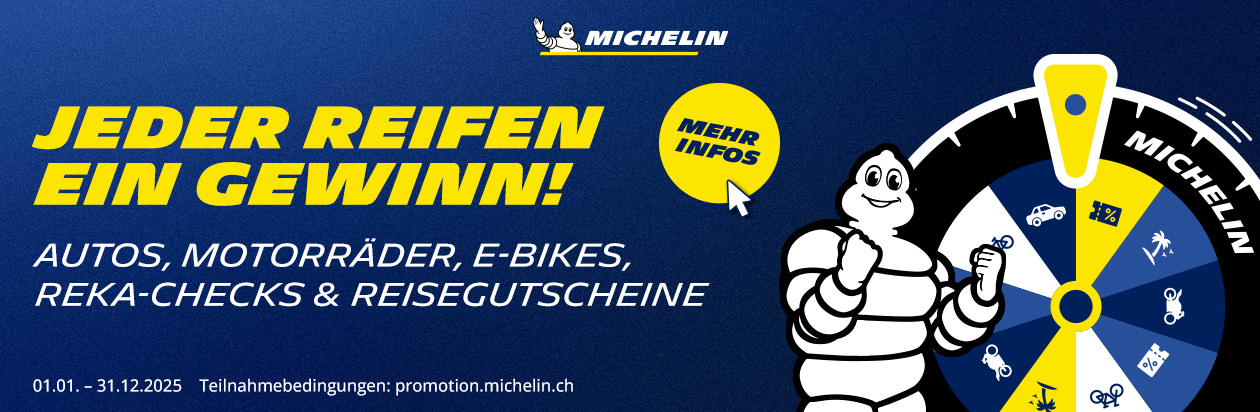 Michelin - Jeder Reifen ein Gewinn! Michelin - Jeder Reifen ein Gewinn!