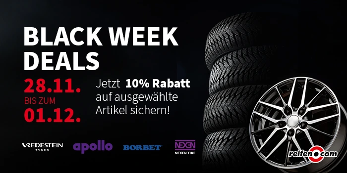 Black Week Reifen - 2025