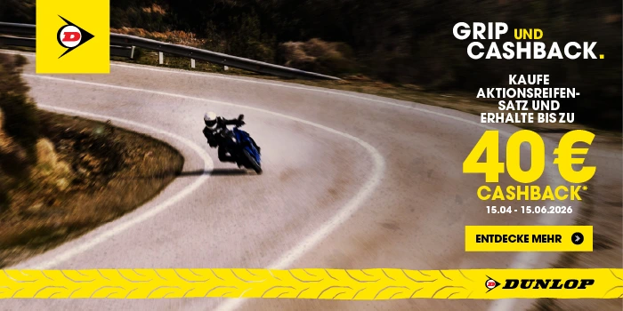 Dunlop Moto Cashback Sommer 2026