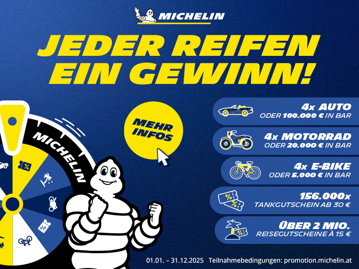 Michelin - Jeder Reifen ein Gewinn! Michelin - Jeder Reifen ein Gewinn!